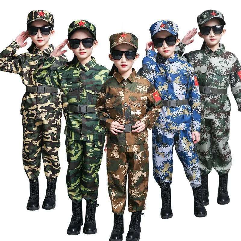 Kids Outdoor Ninja Warrior Course - Uniformes de entrenamiento militar para niños