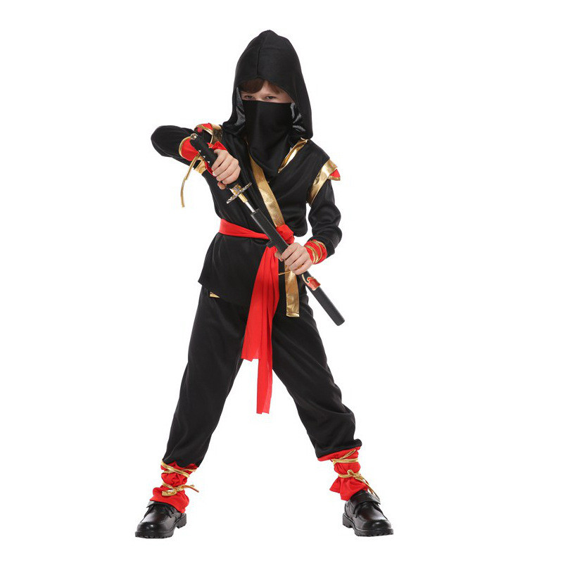 Kids Outdoor Ninja Warrior Course - Carnaval niños niño disfraz de Ninja