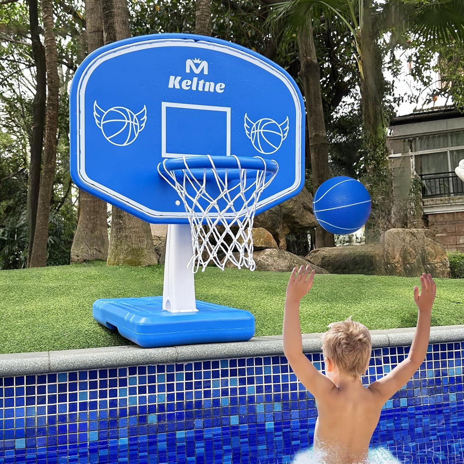 Outdoor Games For Kids - Aro de Baloncesto Grande para Piscina
