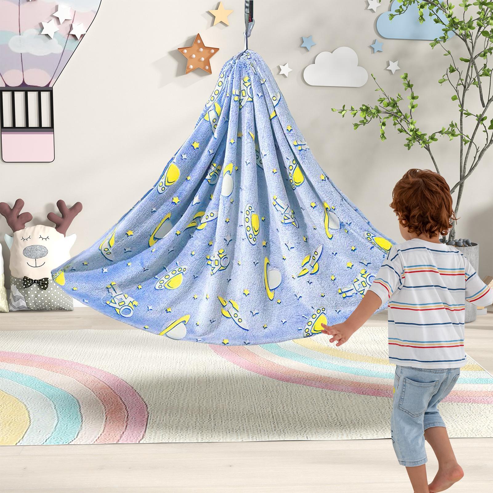 Kids Outdoor Hammock Chair - Columpio para niños, hamaca que brilla