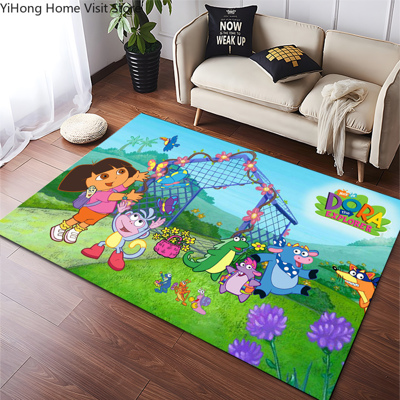Kids Outdoor Lounge Chair - Alfombra divertida de Dora la Exploradora,