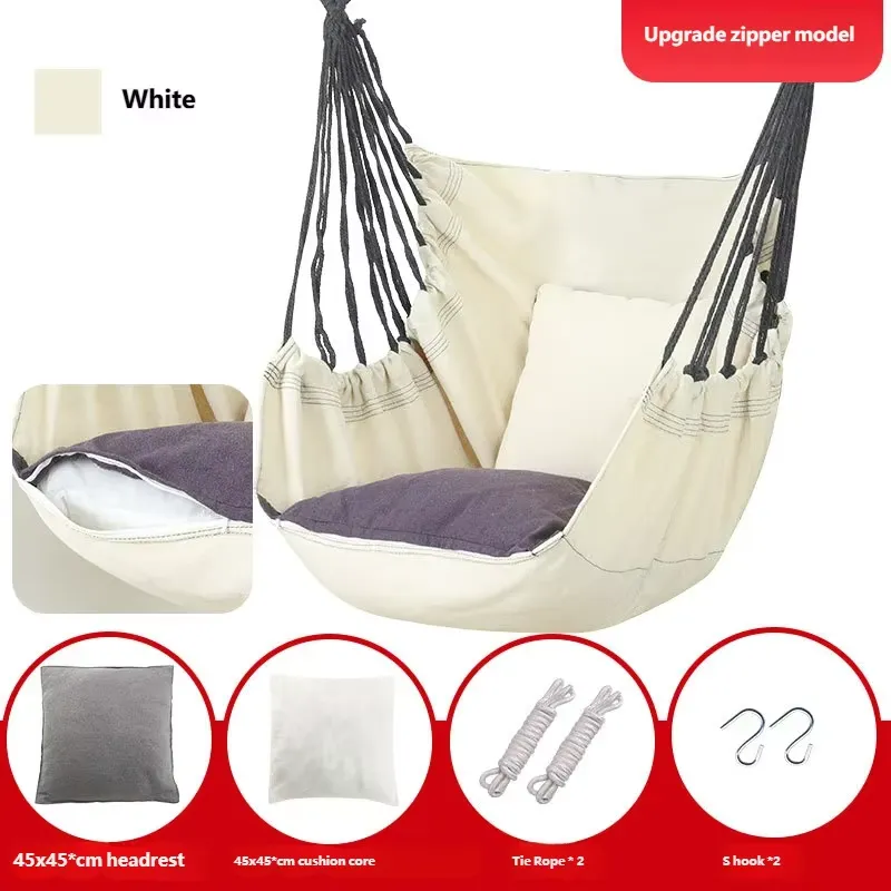 Kids Outdoor Hammock - Hamaca de Lona con Almohada, Silla
