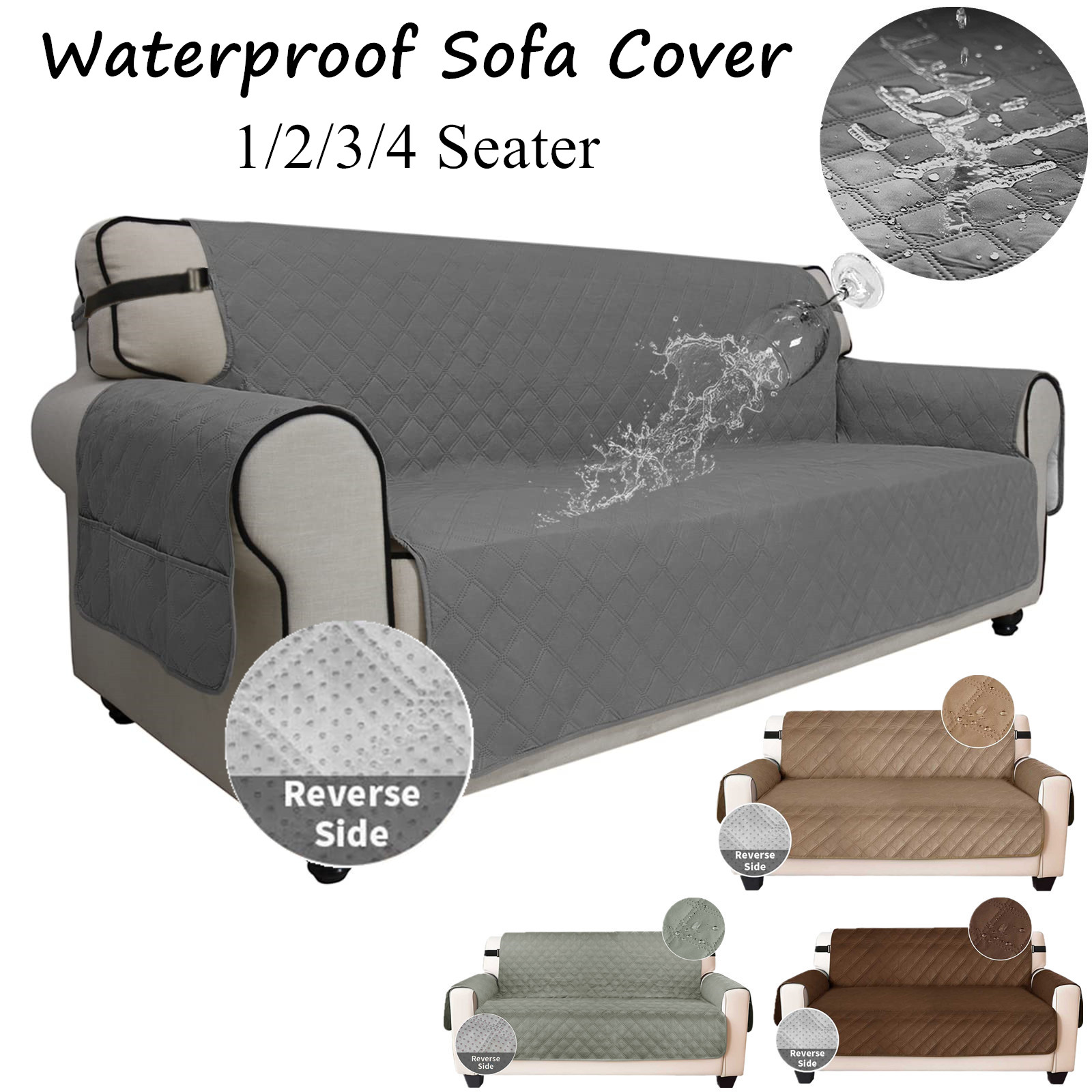 Kids Outdoor Lounge Chair - Fundas de sofá impermeables, funda de