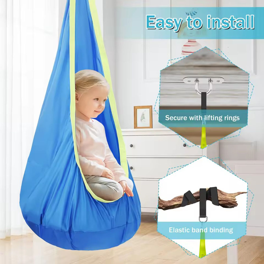 Columpio Tipo Nido para Niños, - Kids Outdoor Hammock Chair reseña y precio