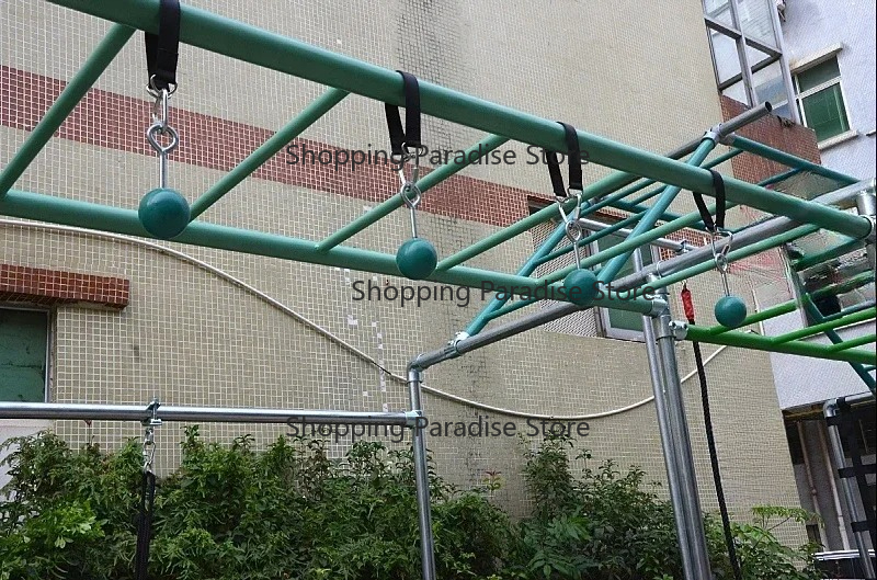Circuito de obstáculos Ninja W - Kids Outdoor Ninja Warrior Course reseña y precio