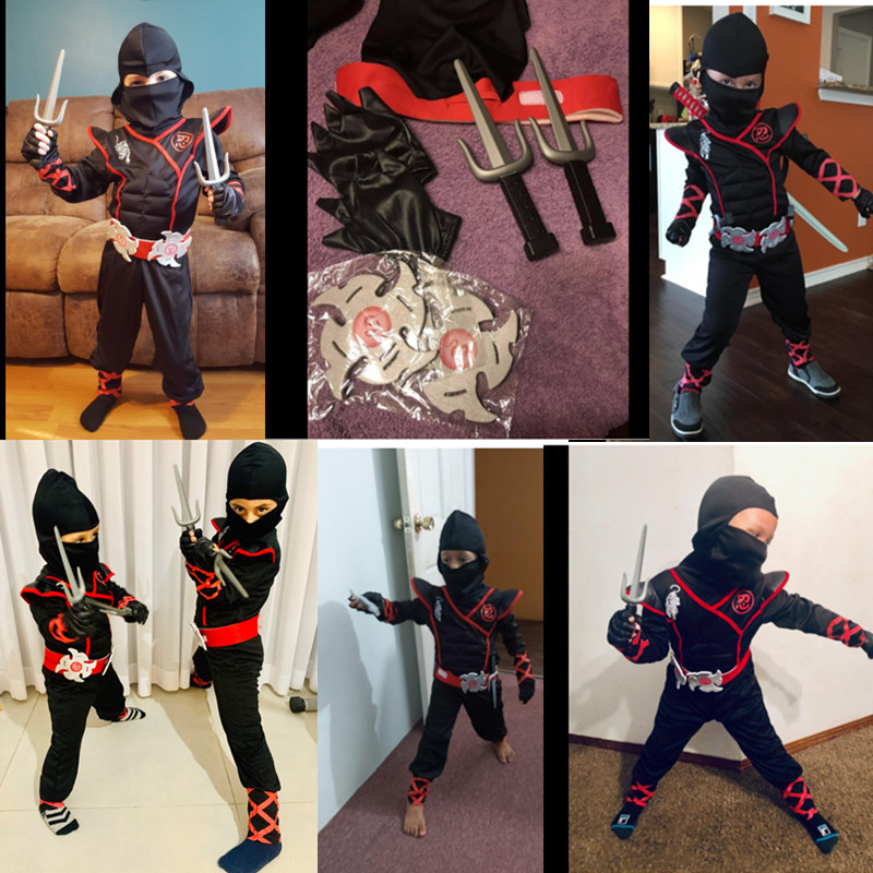 Disfraz de Ninja para niño, di - Kids Outdoor Ninja Warrior Course reseña y precio