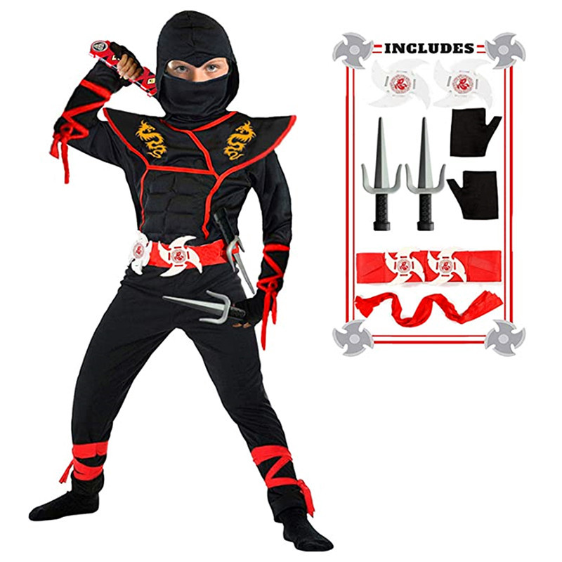 Disfraz de Ninja para niño, di - Kids Outdoor Ninja Warrior Course reseña y precio