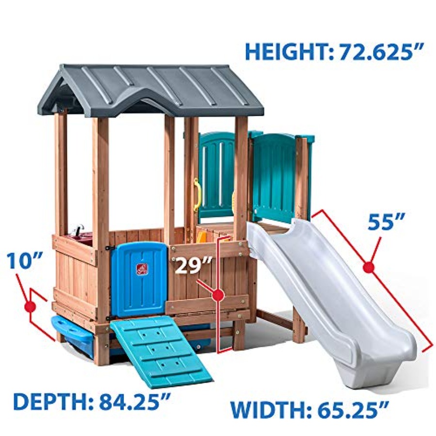 Woodland Adventure Playhouse & - Kids Outdoor Playset reseña y precio