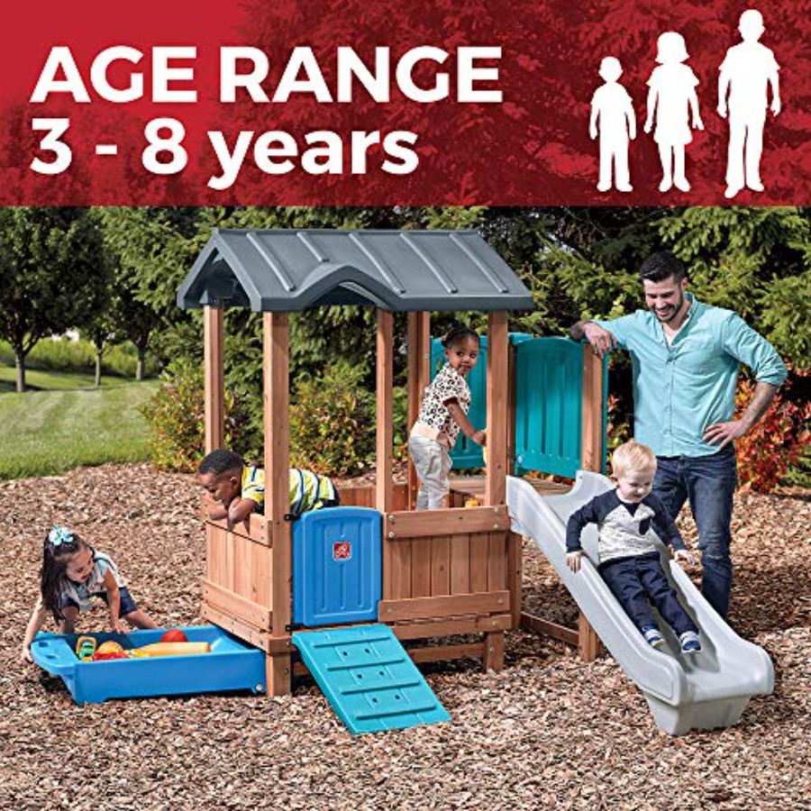 Woodland Adventure Playhouse & - Kids Outdoor Playset reseña y precio