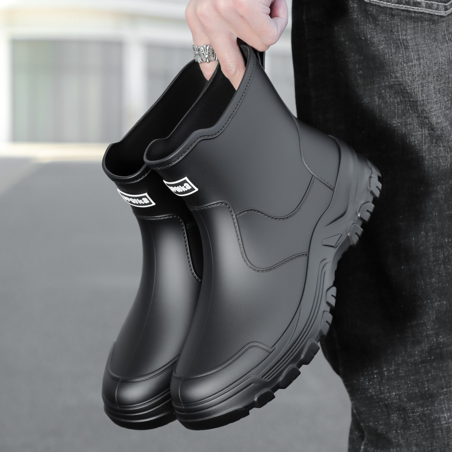 Botas de lluvia a media pantor - Kids Outdoor Boots reseña y precio