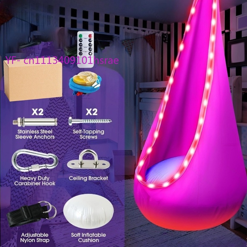Hamaca Inflable LED Brillante, - Kids Outdoor Hammock reseña y precio