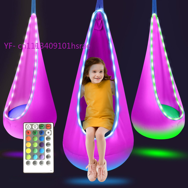 Hamaca Inflable LED Brillante, - Kids Outdoor Hammock reseña y precio