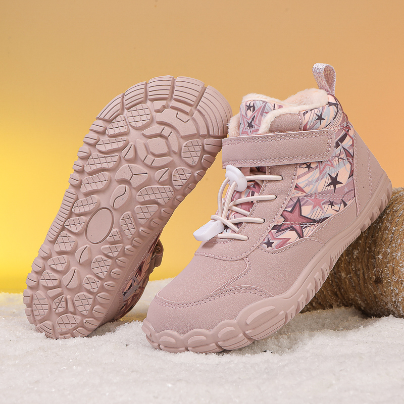 Botas de nieve descalzas imper - Kids Outdoor Boots reseña y precio