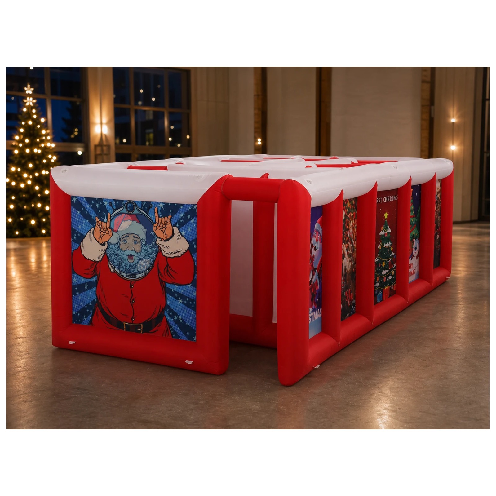 Laberinto Inflable Grande Rojo - Outdoor Games For Kids reseña y precio