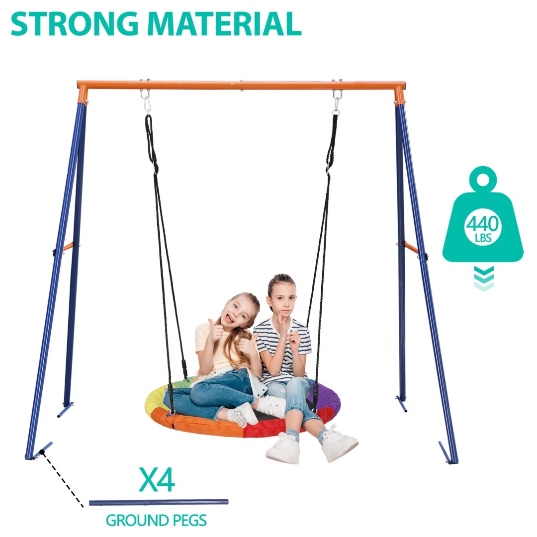Soporte de Columpio de Alta Re - Kids Outdoor Furniture Set reseña y precio